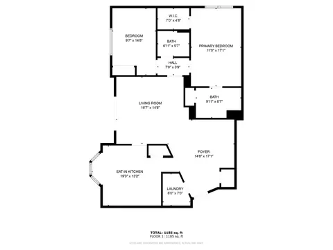 Floorplan - 725 N 5th Ave #302, Addison, IL 60101 photo 1 of 1