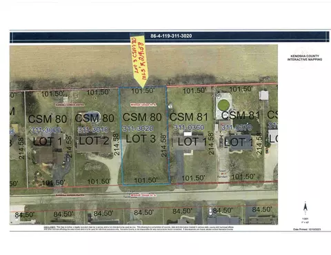 Lt3 Esch Road, Twin Lakes, WI 53181
