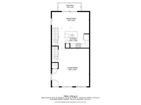 Floorplan - 342 E 25th Pl #22, Chicago, IL 60616 photo 1 of 5