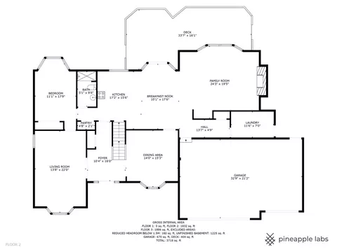Floorplan - 2010 Stonebridge Ct, Wheaton, IL 60189 photo 1 of 4