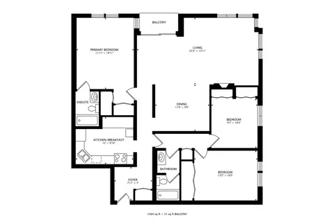 Floorplan - 1333 Maple Ave #3A, Evanston, IL 60201 photo 2 of 2