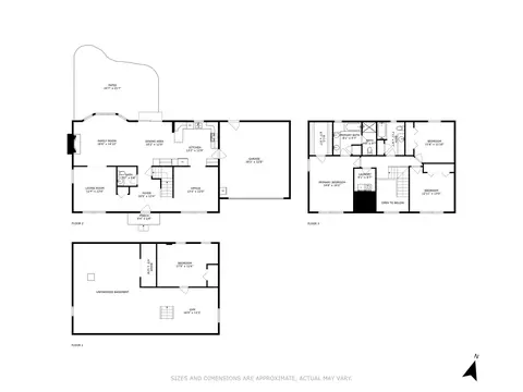 Floorplan - 545 Basil Rd, Lake Bluff, IL 60044 photo 1 of 4