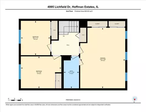 Floorplan - 4995 Lichfield Dr, Hoffman Estates, IL 60010 photo 2 of 3