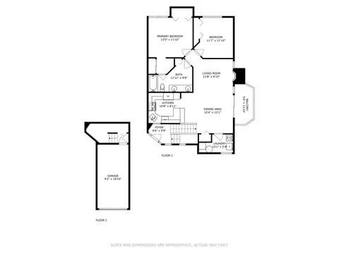 Floorplan - 918 Ridgefield Ln, Wheeling, IL 60090 photo 1 of 3