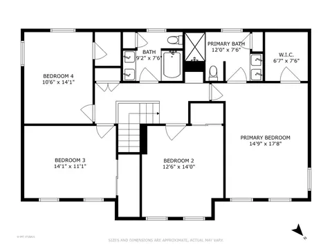 Floorplan - 1355 Picardy Ln, Hoffman Estates, IL 60192 photo 2 of 4