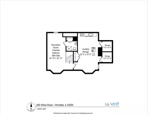 Floorplan - 955 Willow Rd, Winnetka, IL 60093 photo 3 of 3