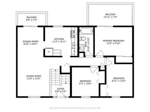 Floorplan - 985 Stuart Dr, Bartlett, IL 60103 photo 1 of 3