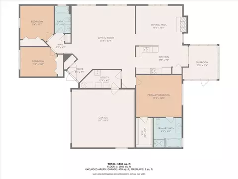 Floorplan - 13810 S Hickory Ln, Plainfield, IL 60544 photo 1 of 2