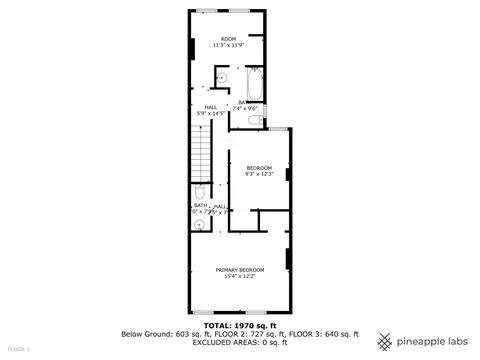Floorplan - 3918 S Langley Ave, Chicago, IL 60653 photo 2 of 4