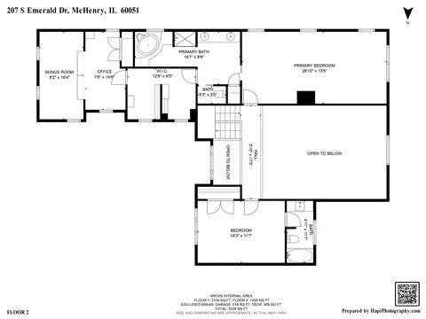 Floorplan - 207 S Emerald Dr, Mchenry, IL 60051 photo 3 of 3