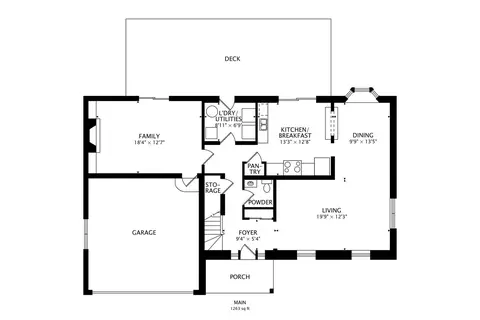 Floorplan - 1070 Durham Dr, Wheaton, IL 60189 photo 1 of 2