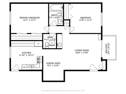 Floorplan - 5511 Chateau Dr #6, Rolling Meadows, IL 60008 photo 1 of 1