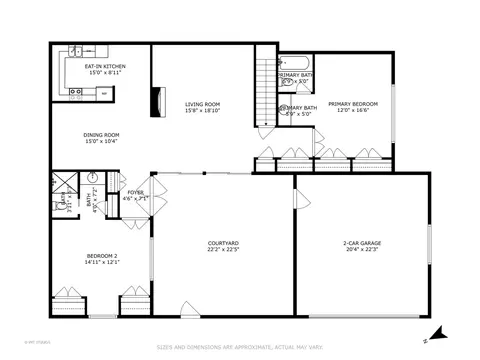 Floorplan - 3 Harrogate On Oxford, Rolling Meadows, IL 60008 photo 2 of 3