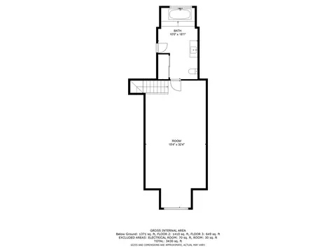 Floorplan - 9640 S Hamilton Ave, Chicago, IL 60643 photo 2 of 4