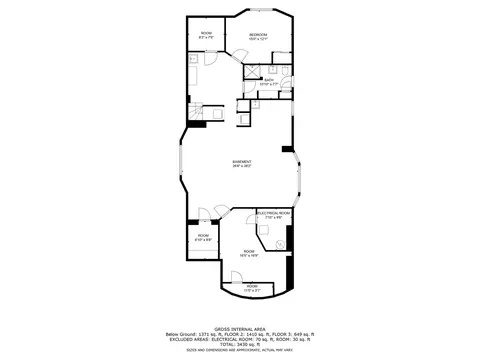Floorplan - 9640 S Hamilton Ave, Chicago, IL 60643 photo 3 of 4