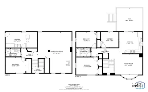 Floorplan - 5941 Stuart Ln, Oak Forest, IL 60452 photo 3 of 5