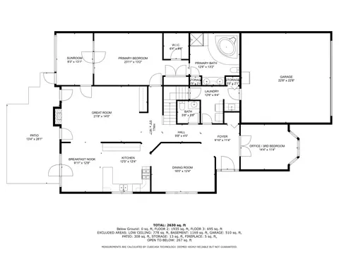 Floorplan - 24 Pine Tree Ln, Burr Ridge, IL 60527 photo 1 of 4