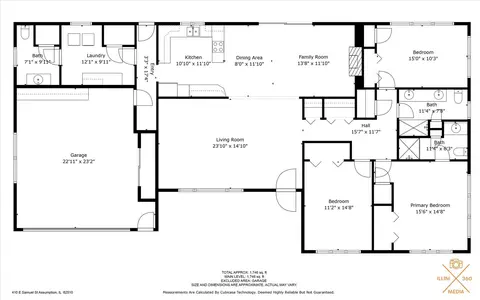 Floorplan - 410 E Samuel St, Assumption, IL 62510 photo 1 of 1