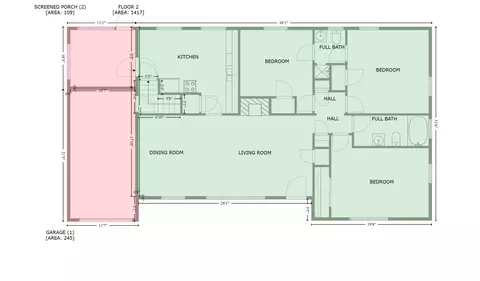 Floorplan - 402 S James St, Champaign, IL 61821 photo 2 of 3