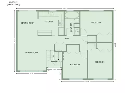 Floorplan - 1208 Coolidge Ave, Wheaton, IL 60189 photo 3 of 5