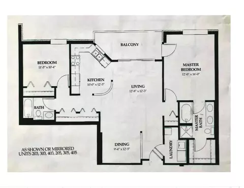 Floorplan - 715 Astor Ln #403, Wheeling, IL 60090 photo 1 of 1