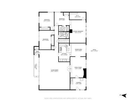 Floorplan - 2925 Jerrie Ln, Glenview, IL 60025 photo 1 of 2