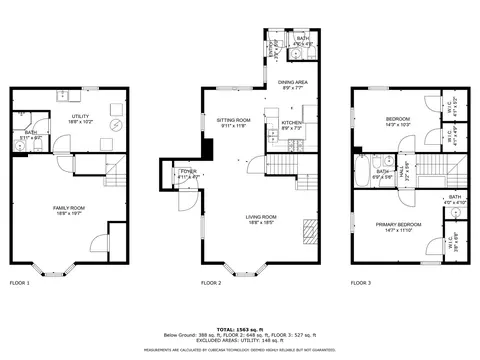 Floorplan - 1606 W 103rd St, Chicago, IL 60643 photo 1 of 4