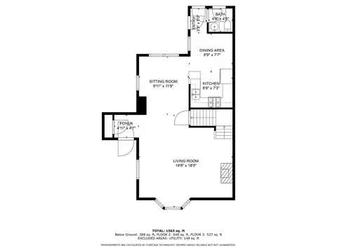 Floorplan - 1606 W 103rd St, Chicago, IL 60643 photo 2 of 4