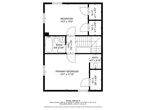 Floorplan - 1606 W 103rd St, Chicago, IL 60643 photo 3 of 4