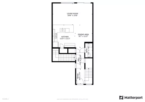 Floorplan - 8050 Daniel Dr, Justice, IL 60458 photo 1 of 3