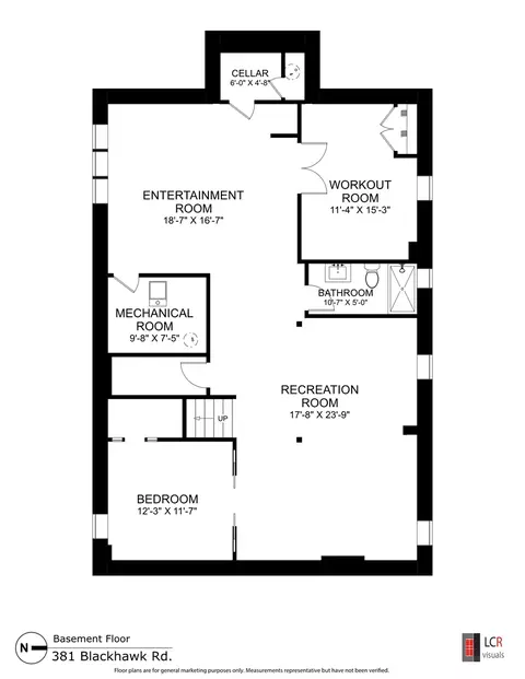 Floorplan - 381 Blackhawk Rd, Riverside, IL 60546 photo 4 of 4