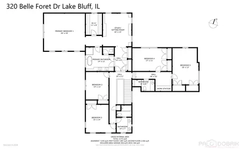 Floorplan - 320 Belle Foret Dr, Lake Bluff, IL 60044 photo 2 of 3