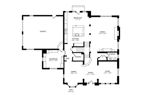 Floorplan - 2277 Thistle Rd, Glenview, IL 60026 photo 1 of 3
