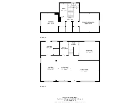Floorplan - 3209 Springdale Ave, Glenview, IL 60025 photo 1 of 3