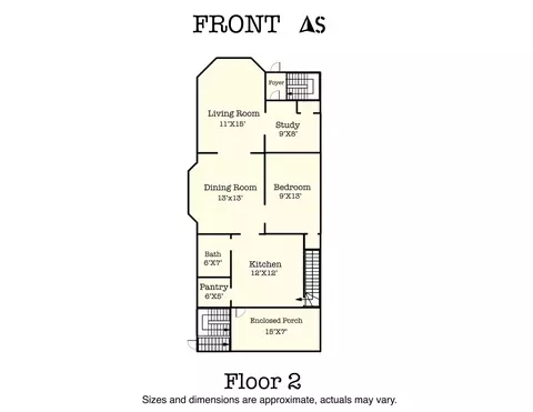 Floorplan - 4018 W Eddy St, Chicago, IL 60641 photo 2 of 4