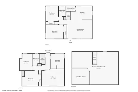 Floorplan - 3745 W 157th St, Markham, IL 60428 photo 4 of 4