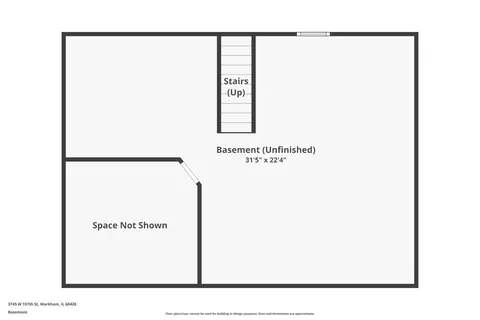 Floorplan - 3745 W 157th St, Markham, IL 60428 photo 3 of 4