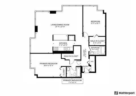 Floorplan - 30 E Huron St #5509, Chicago, IL 60611 photo 1 of 1