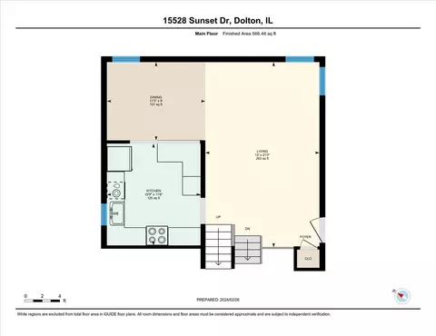 Floorplan - 15528 Sunset Dr, Dolton, IL 60419 photo 1 of 3