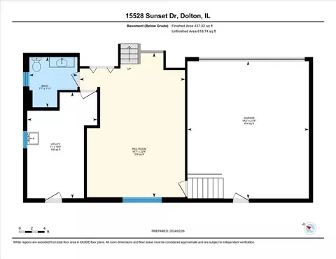 Floorplan - 15528 Sunset Dr, Dolton, IL 60419 photo 3 of 3