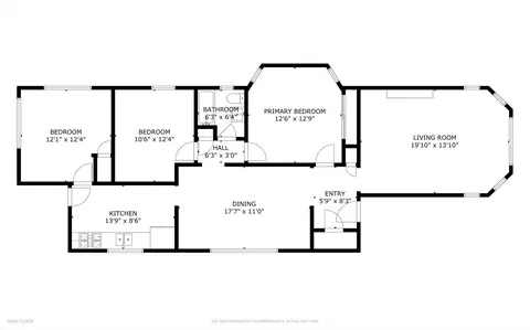 Floorplan - 7448 N Artesian Ave, Chicago, IL 60645 photo 1 of 1