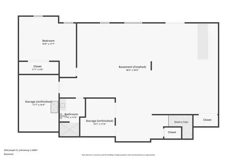 Floorplan - 5304 Joseph Cir, Johnsburg, IL 60051 photo 2 of 3
