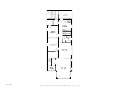 Floorplan - 6339 S Artesian Ave, Chicago, IL 60629 photo 3 of 4