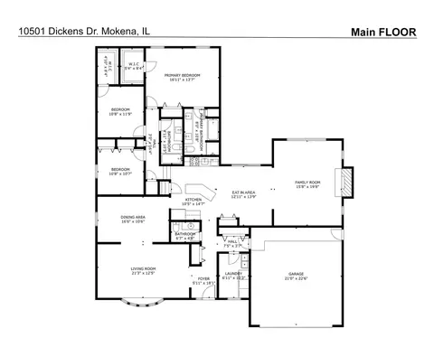Floorplan - 10501 Dickens Dr, Mokena, IL 60448 photo 2 of 2