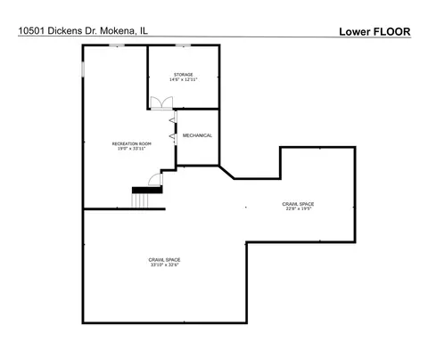 Floorplan - 10501 Dickens Dr, Mokena, IL 60448 photo 1 of 2