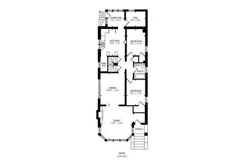Floorplan - 733 E 88th St, Chicago, IL 60619 photo 1 of 3