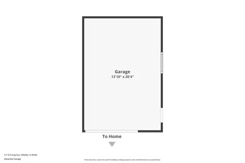 Floorplan - 111 N Irving Ave, Hillside, IL 60162 photo 2 of 5