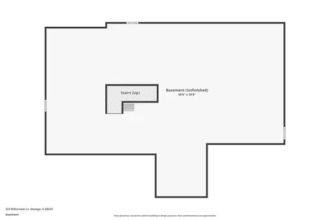 Floorplan - 333 Millstream Ln, Oswego, IL 60543 photo 1 of 4