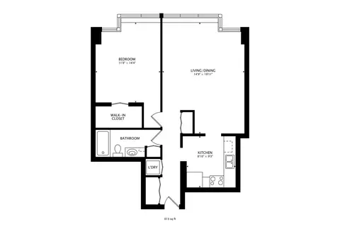 Floorplan - 30 E Huron St #2101, Chicago, IL 60611 photo 1 of 1