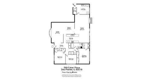 Floorplan - 349 Eaker Pl, Des Plaines, IL 60016 photo 2 of 2